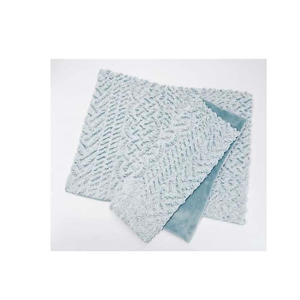 Berkshire Blanket Tipped Sherpa Shams King- Set of 2 Deep Seaglass